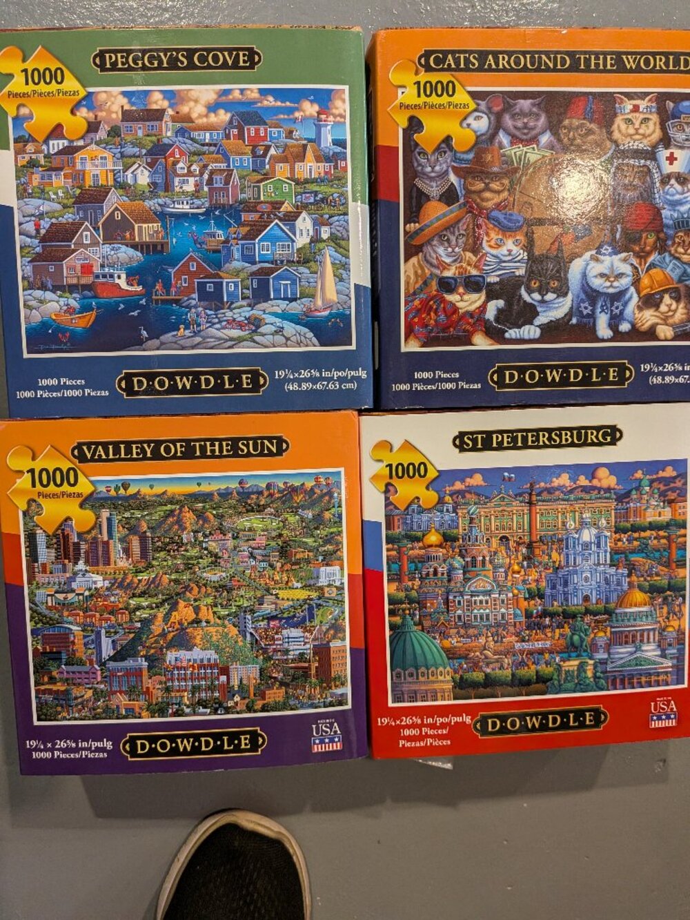 Dowdle Puzzle 4-Pack (1000 pieces each)